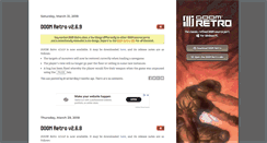 Desktop Screenshot of doomretro.com