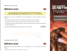 Tablet Screenshot of doomretro.com